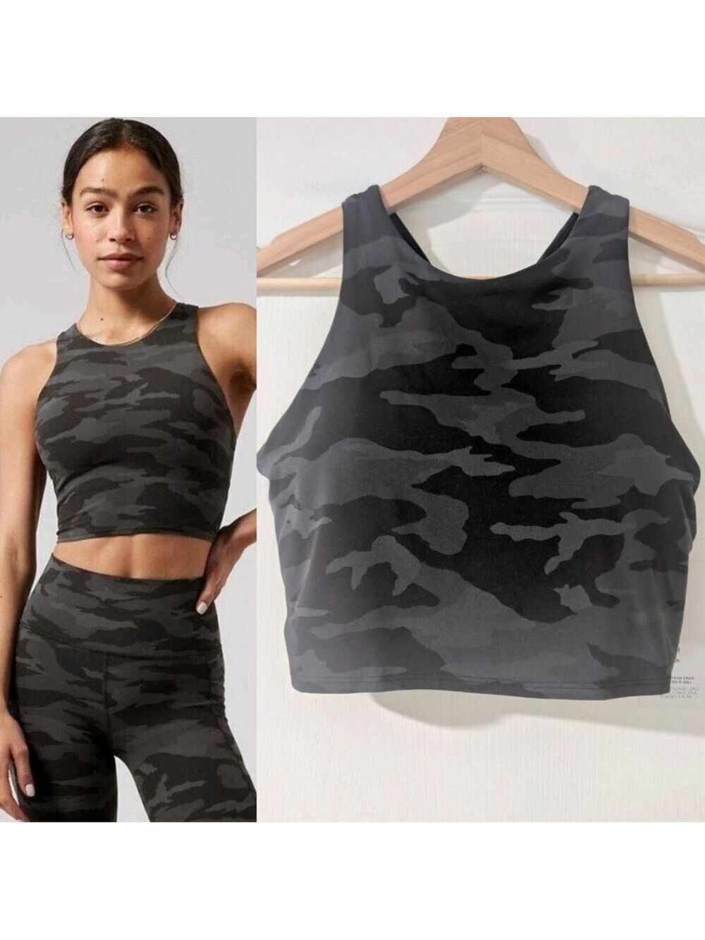 Athleta | Conscious Crop In Camo (D-DD Cup)